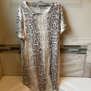 NWOT snakeskin pattern dress